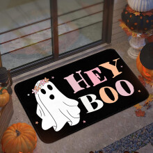 Halloweenská rohožka na dveře, venkovní dýňový design, 1 balení