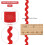 RIC-Zierband, 25 m x 5 mm, rot, mit Fransen 2