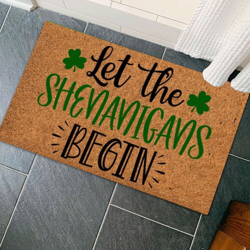Mata dorais fáilte roimh Lá na hÉireann i bpolaitéir