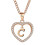 Initiaalketting voor dames met AZ-letterhanger. 2