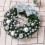 Christmas wreath with silver bow for front door 4