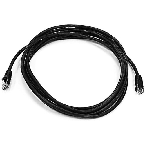 Ethernetový patch kábel Cat6, čierny, 3 metre