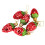 Vigorbear Weihnachts-Erdbeer-Ornament-Set, 6-teilig 4