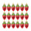 Vigorbear Weihnachts-Erdbeer-Ornament-Set, 6-teilig 3