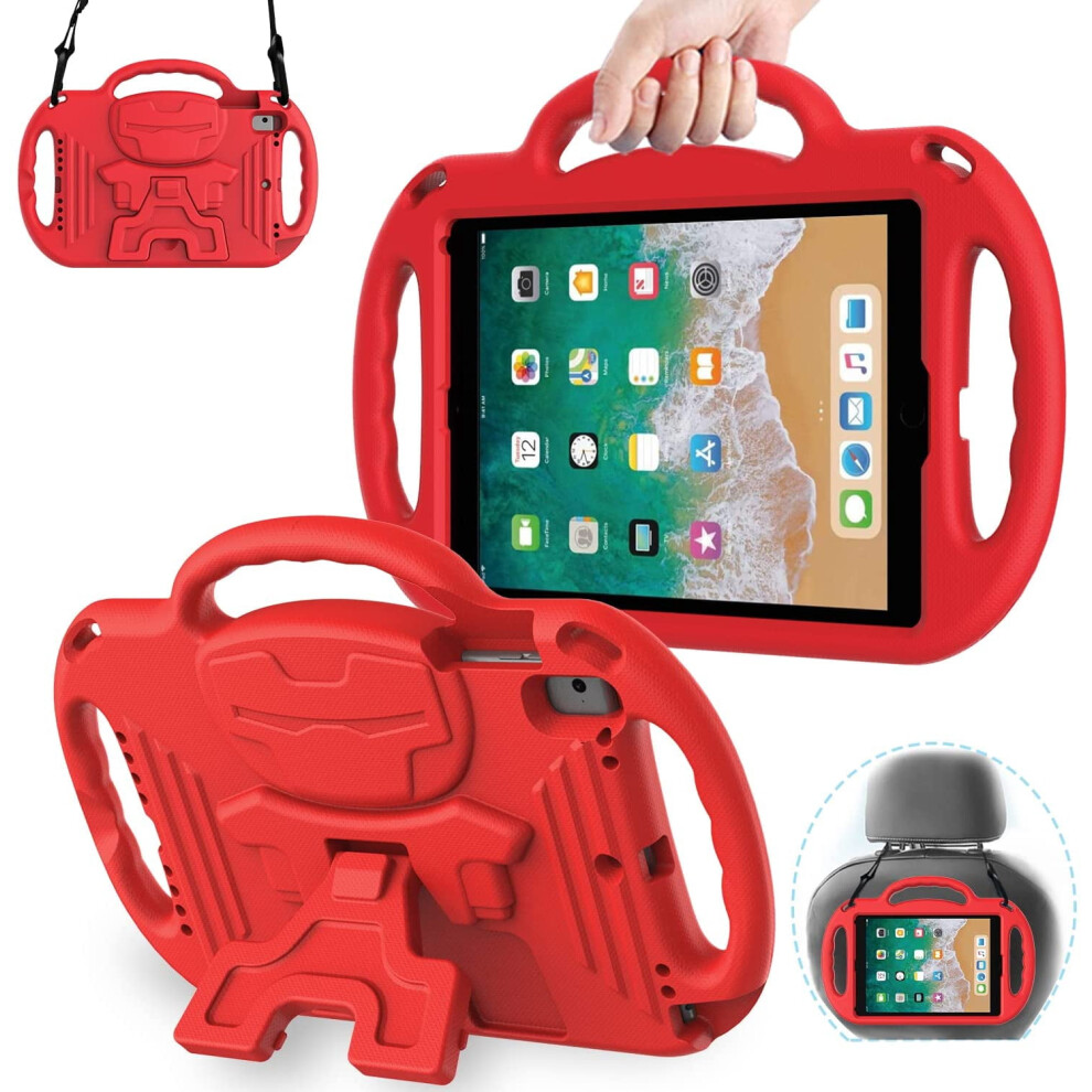 Ipad 6Th Gen Kids Case Shockproof With Strap 354484126641
