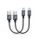 Καλώδιο USB C 6 ιντσών 3A γρήγορης φόρτισης 2 τεμαχίων 1
