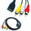 USB A vrouwelijk naar 3RCA AV-kabel 5ft 1