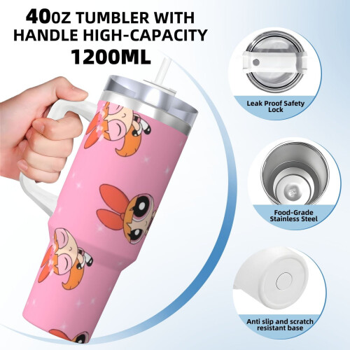 Ποτήρι από ανοξείδωτο ατσάλι Powerpuff Girls 40oz 1