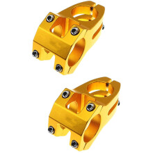 Fixed Bike Stem Short Handlebar Set of 2
