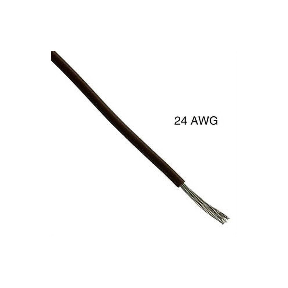 Stranded Wire 24 Awg 100 Ft Tc Pvc Ft1 Brown 354484116628