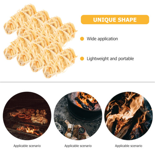 Fire Starters Outdoor Camping Wood Strips 8pcs 2