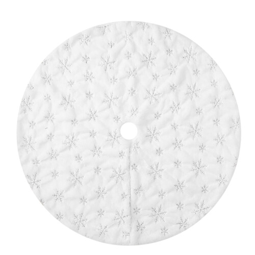 Juletreskjørt Snøfnuggdesign 48 tommer