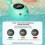 LED-Anzeige für Badethermometer, schwebend, 3-farbige Alarmfunktion 4