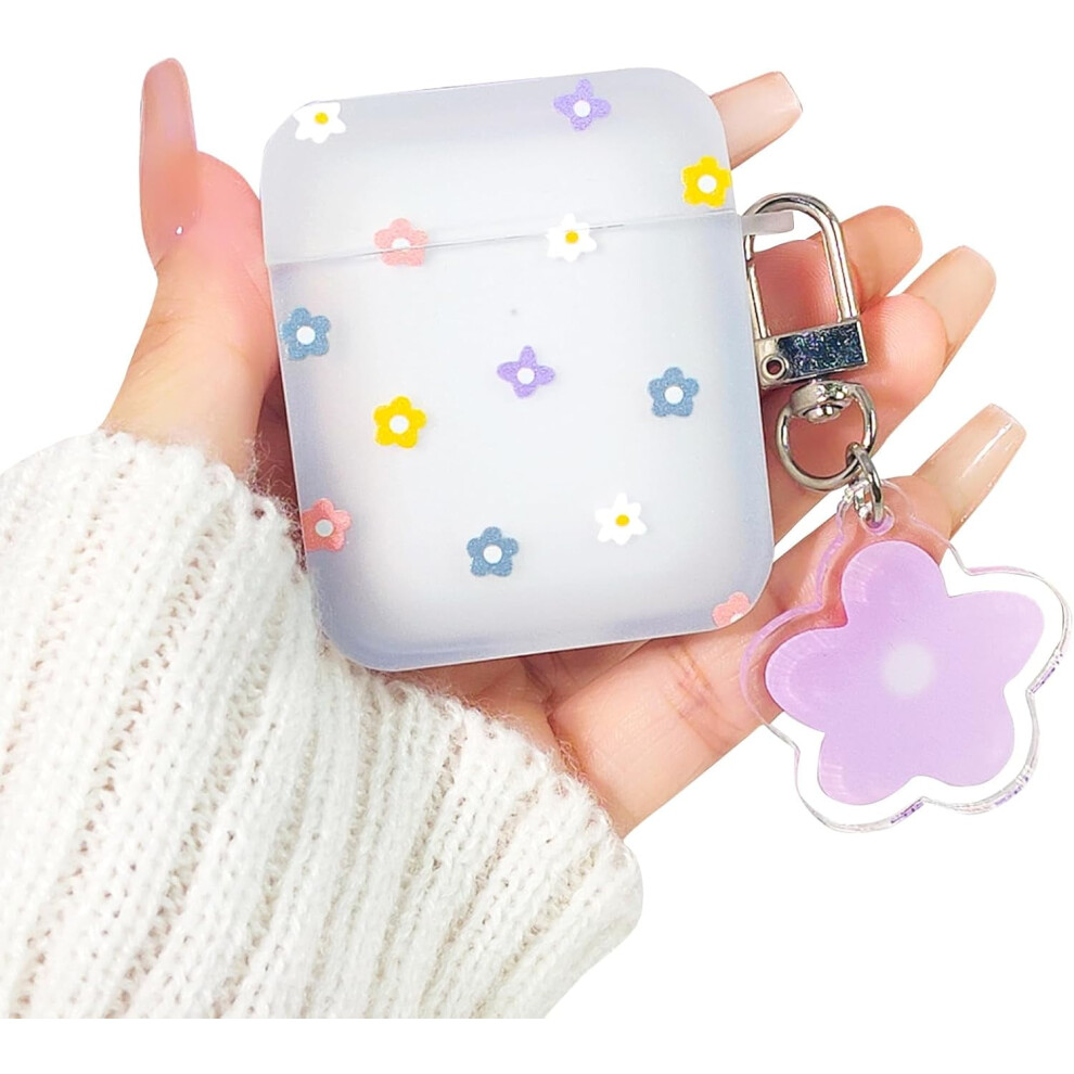 Airpods Case Clear Floral Design Soft Tpu 354484122957