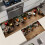 Christmas kitchen rugs set of 2 snowflake pattern non-slip 6
