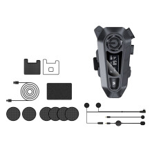LED digitalt display Bluetooth motorsykkelhjelm headset