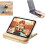 Supporto da scrivania regolabile in legno per iPad e tablet da disegno. 1