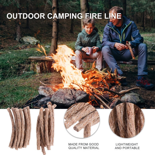 Fire Starter Wick Kindling Rope 30 pcs 2
