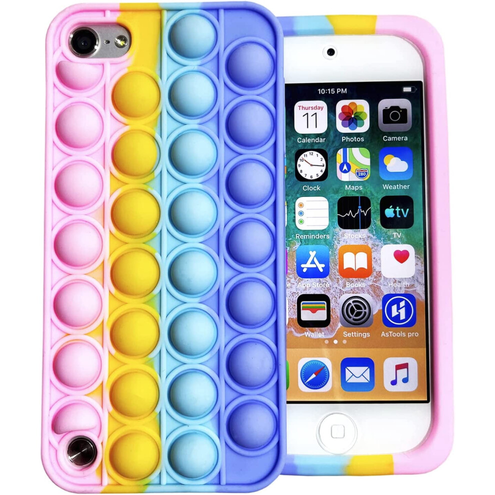 Ipod Touch 7 Case Bubble Pop Fidget Silicone Cover 901085092143