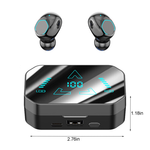 Ακουστικά Bluetooth Fankiway IPX4 Αδιάβροχα Μπαταρία 95 ωρών 2