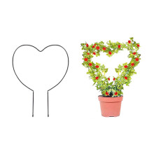 Support à fleurs pliable circulaire en forme de cœur (1 pièce)