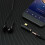 USB-C til 3,5 mm lydadapter flettet kabel 8