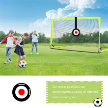 Adjustable Soccer Target Discs Football Goal Practice Kicking Accuracy Training Goal Target Tray for Home Outdoor