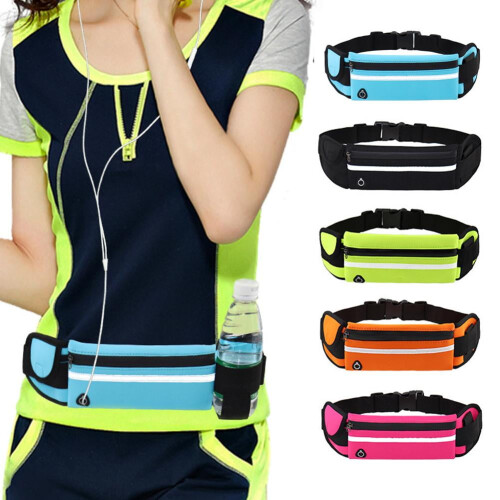 Pochete esportiva para corrida com bolso para celular 2