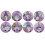 Ympuoqn8Pcs Σετ Χαλιών Diamond Cup με Βάση, DIY Πλήρες Τρυπάνι με Στρας για Ενήλικες & Παιδιά, 3