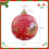 Boule de Noël gonflable rouge Honeeladyy 24 pouces avec éclairage LED 1