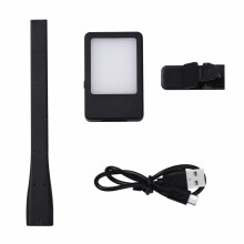 Lampe de lecture LED rechargeable USB, plus de 20 heures d'autonomie, réglable
