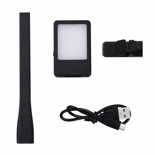 Lampe de lecture LED rechargeable USB, plus de 20 heures d'autonomie, réglable
