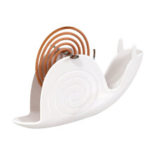 Tavă anti-țânțari cu spirală ignifugă, design melc, 1 bucată