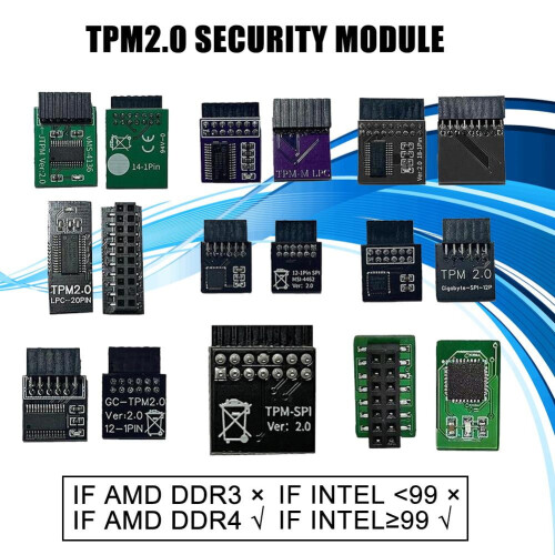 Módulo de seguridad TPM2.0 para placas base multimarca 2