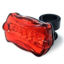 Bike Rear Tail Light Waterproof 5-LED Flashing