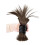 Extensión de cabello sintético liso con clip para moño 7