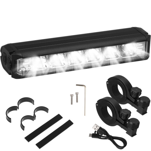 Bike Handlebar Front Light Lamp for Night Riding