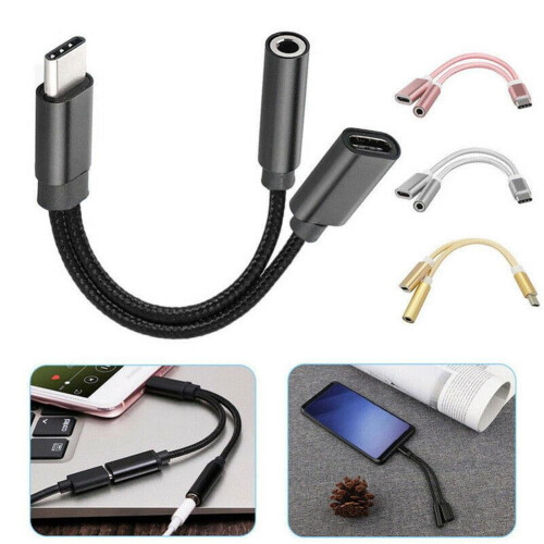 USB-C-auf-3,5-mm-Audioadapter mit Ladefunktion 1
