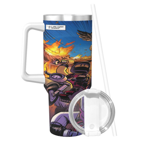Ninjago Isolierbecher, 1,2 l, Edelstahl, mit Griff 2