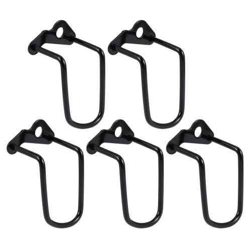 Protezione posteriore per bicicletta, nera, resistente, 5 pezzi