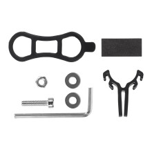 Bike Light Mount for Handlebar with Number Card Clip Set