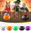 Πλαστικός κουβάς κολοκύθας για γλυκά Halloween, 1 τεμάχιο 6