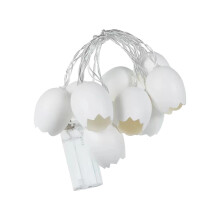 Guirlande lumineuse LED 3D en forme d'œuf de Pâques géant (1 pièce)