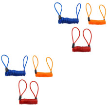 Fietsschijfslot herinneringskoord, 6 stuks, plastic