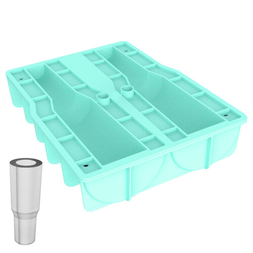Grusce Silikon-Eiswürfelform für 40-oz-Becher