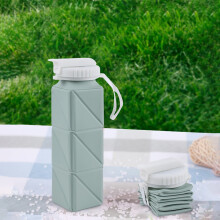 Čtvercový teleskopický hrnek na vodu Giyblacko 500 ml