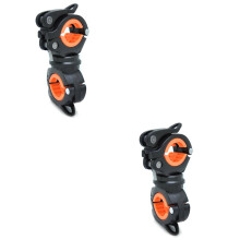 Mountainbike koplampbeugel (clip, 2 stuks)