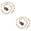Cykellåskæde firkantet hoved tyverisikret 2 stk. 1