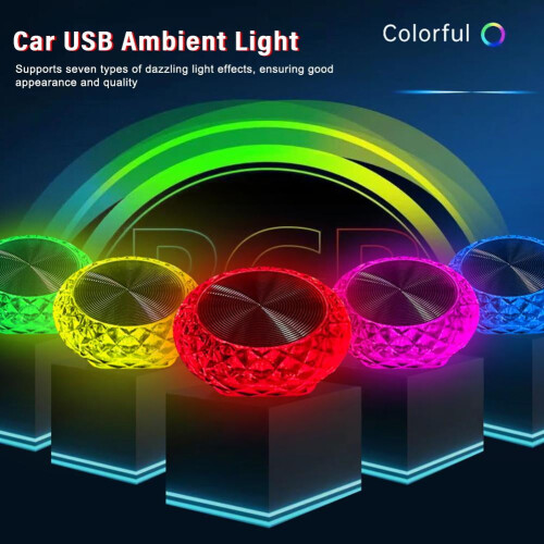Μίνι λάμπα LED USB για εσωτερικό αυτοκίνητο 1