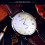 Men's Watch White Dial Brown Strap 3